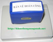 Khắc dấu hoàn công liền mực tại thị xã Đông Triều