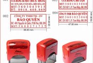 Khắc dấu mã số thuế giá rẻ ở huyện Vân Đồn, Quảng Ninh