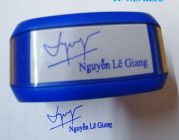 Làm con dấu chữ ký bền đẹp tại thành phố Cẩm Phả